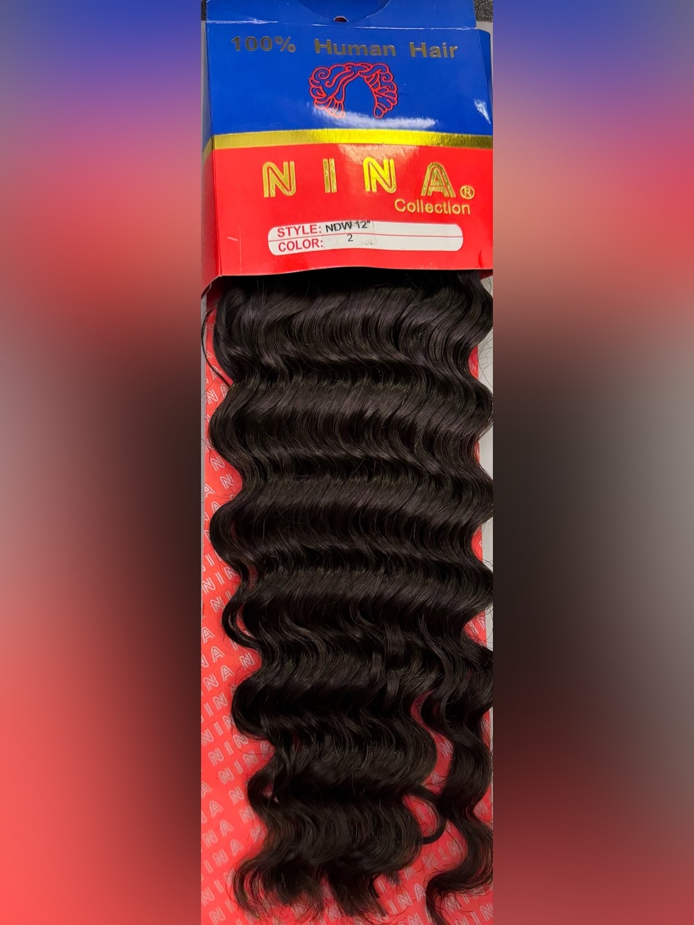 Nina collection. 100% human hair. New deep wave.